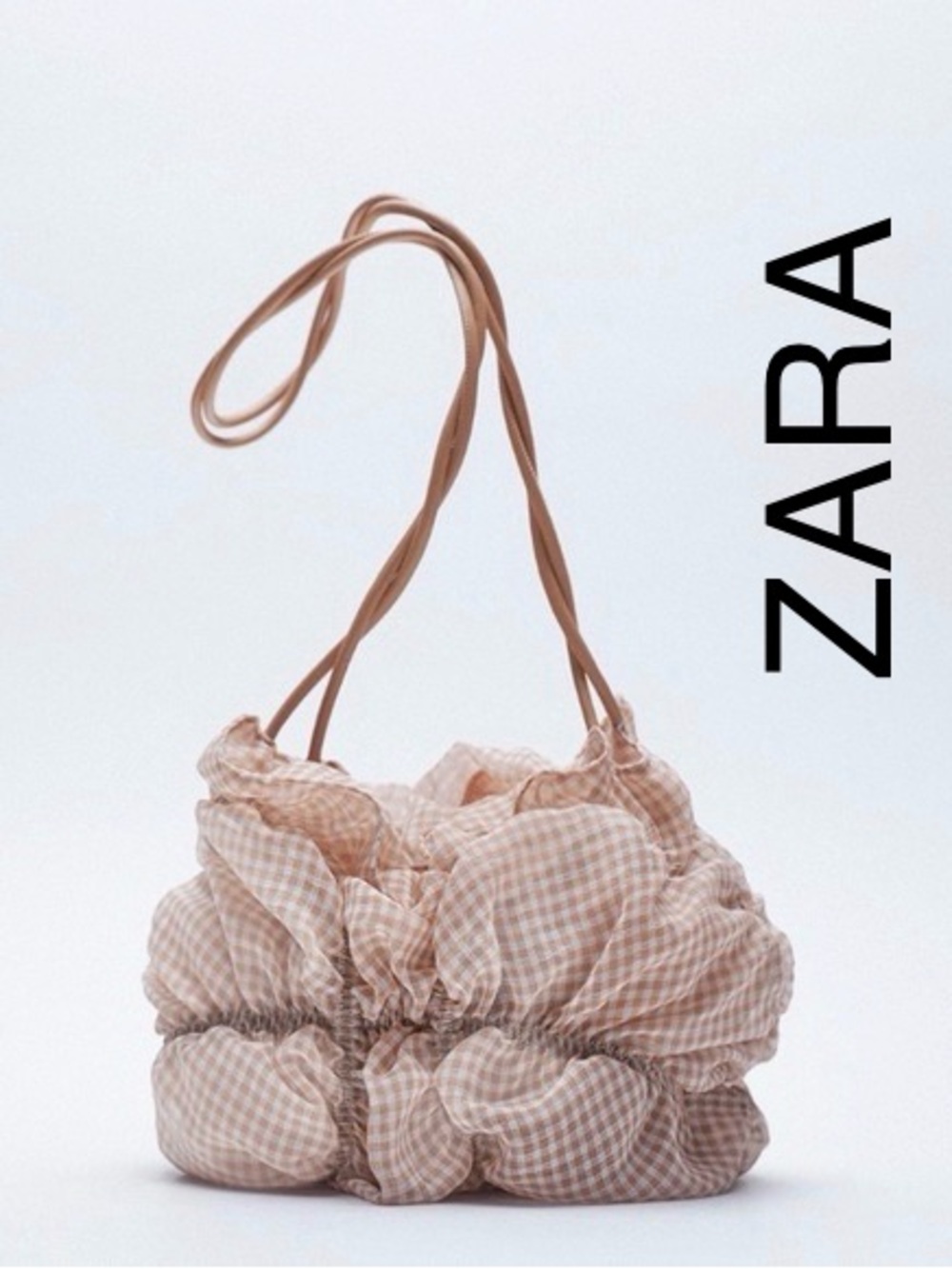 Zara Gingham Organza Bag New With Tag 🏷️
